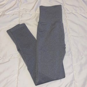 NWOT Women’s Grey High Waisted Stretch Workout Leggings Size Small